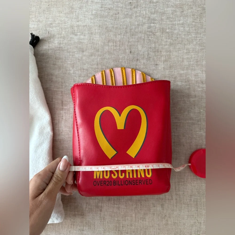 Authentic vintage MOSCHINO french fries - MC DONALD’s bag 🍟piece for collectors